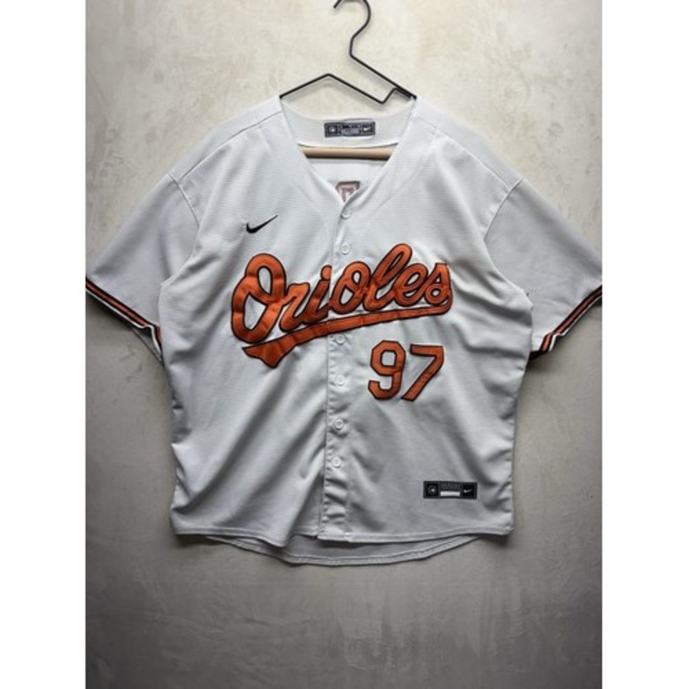 Nike Baltimore Orioles Jersey Men's Extra Large McDermott #97 MLB Baseball Gray